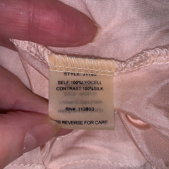 NWT light pink cardigan. Size small - Picture 7 of 9